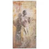 Jorge Marín, Marinita Palmas, 1999, Óleo sobre estuco sobre tela