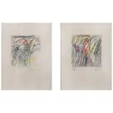 Roger von Gunten, Untitled, Serigrafías 9 / 55 y 10 / 55