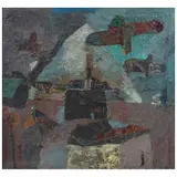 Miguel Castro Leñero, Días de guerra, Óleo sobre tela