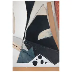 Fernando García Ponce, Untitled, Collage y mixta sobre masonite