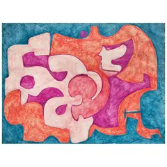 Pedro Coronel, Untitled, Mixta sobre papel