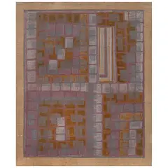 Myra Landau, Ritmo transparente 20, Óleo sobre tela