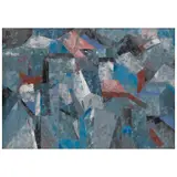 Paisaje por donde pasa el tiempo by Miguel Ángel Alamilla, 1990, Óleo sobre tela, offered Sep 2025