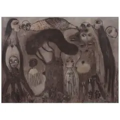 Manuel Mendive, Untitled, 1986, Pastel sobre papel