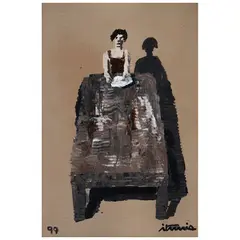 Untitled by Ignacio Iturria, Óleo sobre cartón, offered Aug 2025