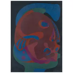 Pedro Coronel, Cabeza de Ase, Serigrafía 91 / 100