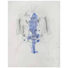 Rufino Tamayo, Untitled, Lápiz de grafito y acuarela sobre papel