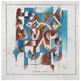 Carlos Mérida, La estela maya, Serigrafía sobre papel amate 155 / 200