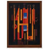 Carlos Mérida, La casita encantada, 1978, Serigrafía 4 / 50