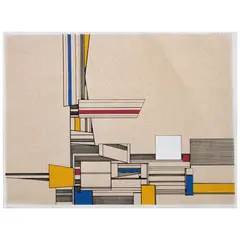 Azul, Rojo y Amarillo by Gunther Gerzs, Serigrafía 22 / 30, sold Aug 2025