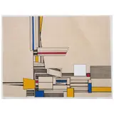 Gunther Gerzs, Azul, Rojo y Amarillo, Serigrafía 22 / 30