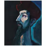 Alfredo Alcalde García, Quijote, 2019, Óleo sobre tela