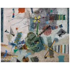 Kishio Murata, Mariposa amarilla, 1973, Óleo sobre tela