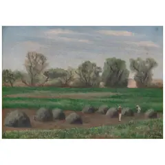 Olga Costa, Alfarfar, Óleo sobre masonite