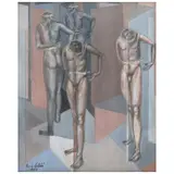 María Luisa Catalá, Untitled, 1983, Acrílico y lápiz de grafito sobre papel