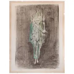 Leonora Carrington, The messenger (El mensajero), de la carpeta The Dybbuk, 1974, 1973, Litografía 70 / 100