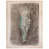 Leonora Carrington, The messenger (El mensajero), de la carpeta The Dybbuk, 1974, 1973, Litografía 70 / 100