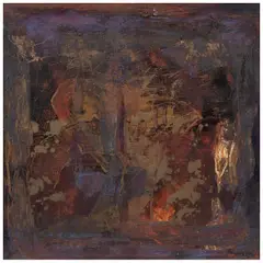 Irma Palacios, Fuegos artificiales, Óleo sobre tela