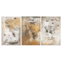 Irma Palacios, Desiertos, de la serie El color de la tierra, 1998, Óleo sobre tela, tríptico