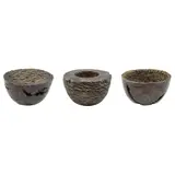 Edna Pallares, I, II y III, de la serie Bateas, Esculturas en bronce 31 / 50