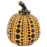 Yayoi Kusama, Pumpkin - Yellow and black, Escultura en resina laqueada sin número de tiraje