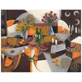 Andrys Villarreal, Todos lo bodegones del mundo, 2023, Mixta sobre tela
