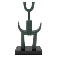 Sergio Hernández, Torii, Escultura en bronce I / III con base de madera