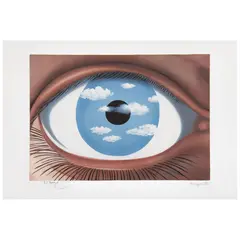 Le Faux Miroir by René Magritte, Litografía 57 / 300, edición póstuma, offered Aug 2025