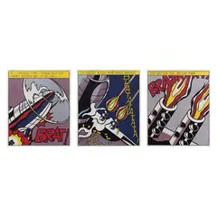 As I opened fire by Roy Lichtenstein, 1966, Serigrafías sin número de tiraje, offered Aug 2025