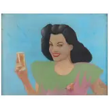 Eduardo Cataño, Mujer con vaso