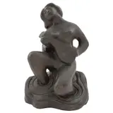 Juan Cruz Reyes, Mujer con guitarra, Escultura en bronce P / A