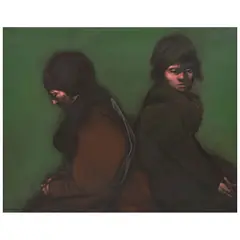Rafael Coronel, Untitled, Acrílico sobre tela