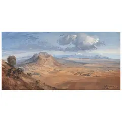 Raymundo Martínez, Valle de México, Óleo y acrílico sobre tela