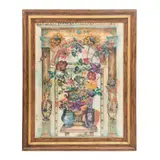 Anita Colbert, Floral Esplanade II, Técnica mixta