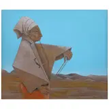 Canto al desierto by Mario Martín del Campo, Acrílico sobre papel, offered Mar 2025