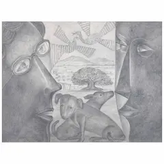 Rodolfo Morales, Untitled, Lápiz de grafito sobre papel