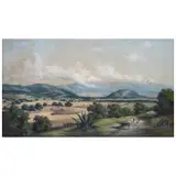 Marco Antonio Zepeda, Valle de México, Óleo sobre masonite