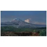Rafael Huerta Carreón, Iztaccíhuatl, Óleo sobre tela