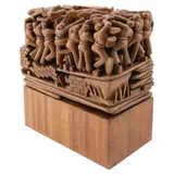 Noel López Carrizal, Untitled, Escultura en talla de madera