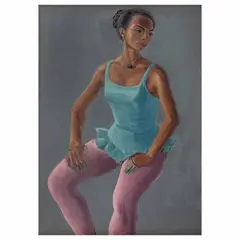 Arnold Belkin, Retrato de Esperanza, 1952, Óleo sobre tela
