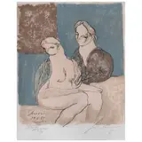 Jose Luis Cuevas, Las verdaderas señoritas de Avignon, Serigrafía 41 / 50