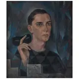 Roberto Montenegro, Arlequín, Óleo sobre tela