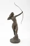 La flechadora de las estrellas del norte (Diana cazadora) by Juan Fernando Olaguíbel, Escultura en bronce REC- PROR - 55 XI, sold Mar 2025