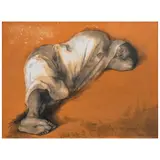 Francisco Zúñiga, Soledad acostada, de la Suite de Maestros Mexicanos, 1973, Litografía en cuatro colores XI / XXV