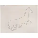 Juan Soriano, Caballo, Tinta sobre papel