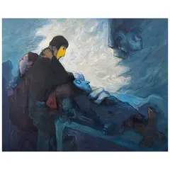 Alfredo Alcalde García, Untitled, Óleo sobre tela