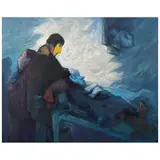 Alfredo Alcalde García, Untitled, Óleo sobre tela