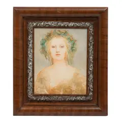 Adrián Tavera, Retrato, Acrílico sobre masonite