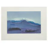 Luis Nishizawa, Volcanes, 1993, Grabado al aguafuerte E / E 4 / 20