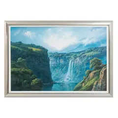 Cascada by Jesús Orozco Martínez, 2001, Óleo sobre tela, sold Feb 2025
